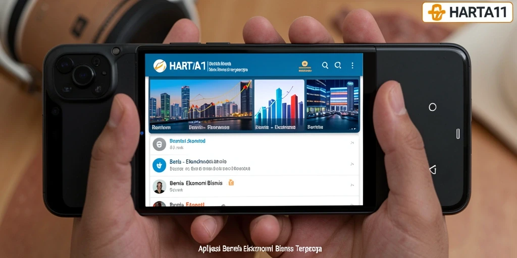 Tampilan antarmuka aplikasi HARTA11 yang modern dan informatif.