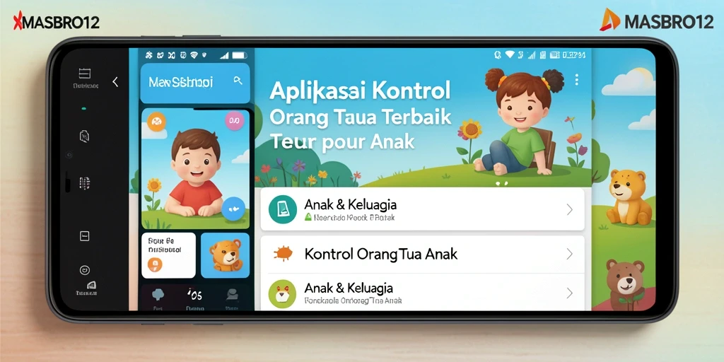 Tampilan antarmuka MASBRO12 yang intuitif dan mudah digunakan.