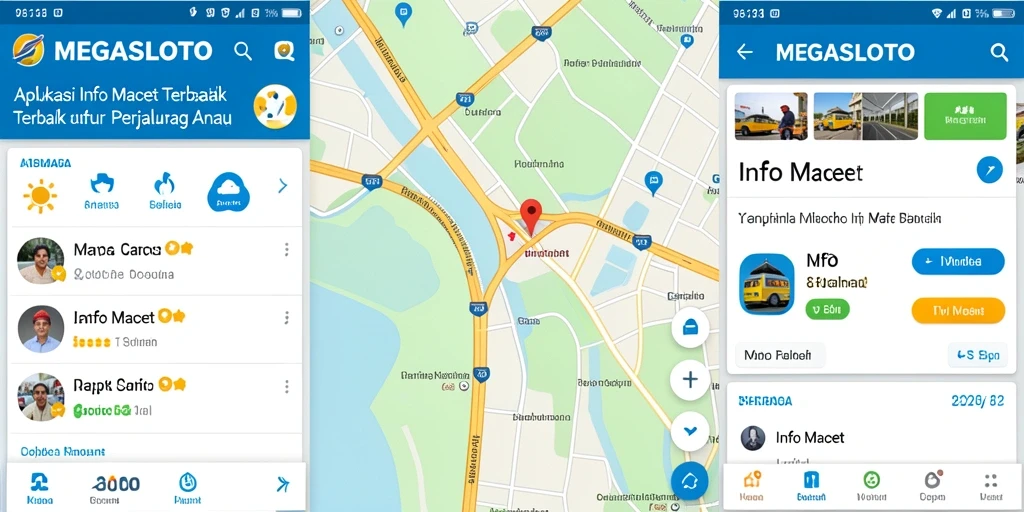 Tampilan antarmuka MEGASLOTO yang jelas dan informatif untuk Info Macet.