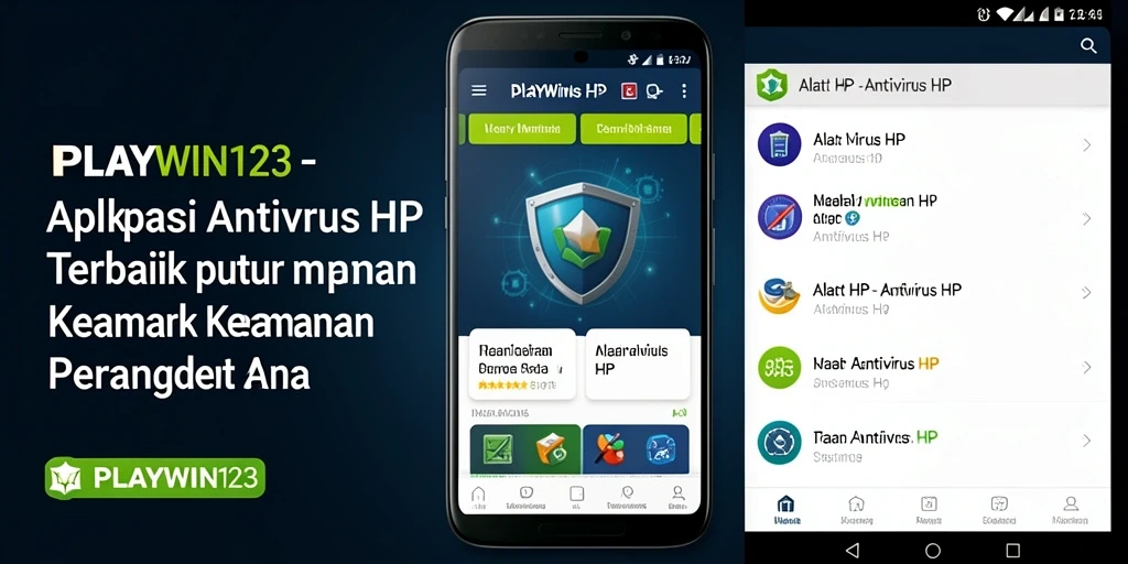 Antarmuka intuitif aplikasi PLAYWIN123 yang menunjukkan fitur keamanan.
